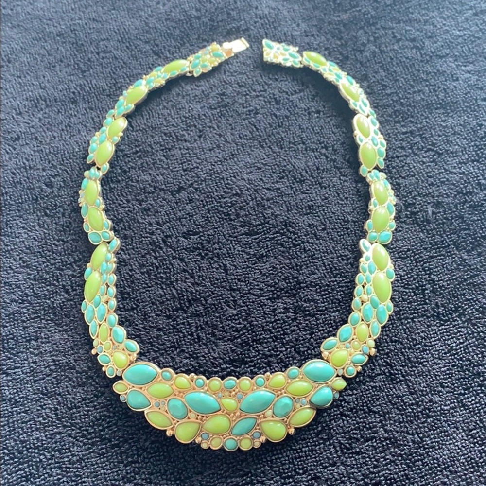 BR Green Statement Necklace